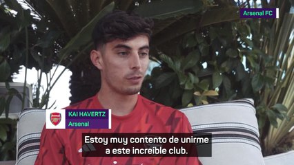 Havertz: "El Arsenal tiene una mentalidad familiar dentro del campo"