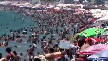 Fête de l'Aïd reflétée sur les plages, la densité a doublé