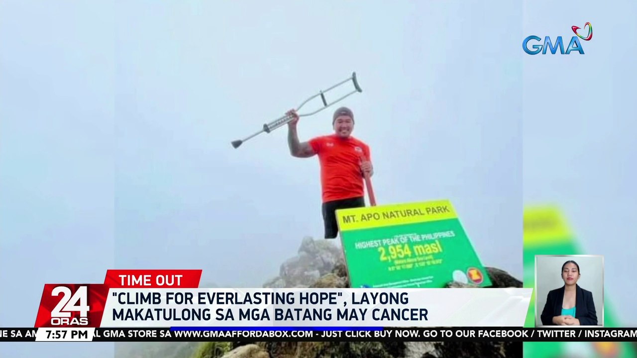 "Climb for Everlasting Hope", layong makatulong sa mga batang may cancer | 24 Oras