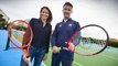 Culture Secretary Lucy Frazer marks the refurbishment of 1,000 public tennis courts, Eastbourne, East Sussex