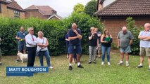 Council leader addresses homes protesters