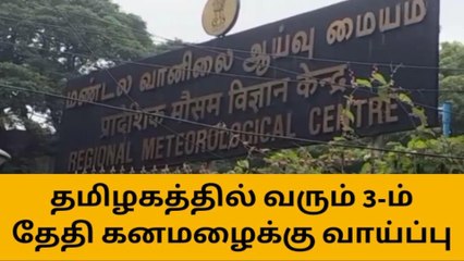 தமிழகத்தில் 6 மாவட்டங்களில் கனமழைக்கு வாய்ப்பு!