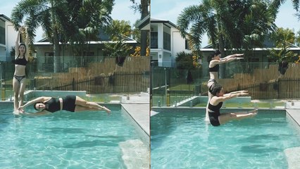 'Our E though!' - Australian girls have a blast attempting the fun-filled 'L.O.V.E.' challenge