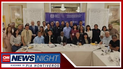 Mga grupo nakipagpulong sa International Labor Organization