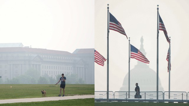 Importantes ciudades de Estados Unidos amanecieron con afectaciones en su calidad del aire por incendios forestales en Canadá
