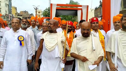 Video...राष्ट्रसंत ललितप्रभ, चन्द्रप्रभ एवं डॉ. शांतिप्रिय सागर का हुआ चातुमार्सिक मंगल प्रवेश