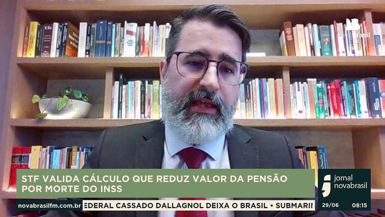 Stf Valida C Lculo Que Reduz Valor Da Pens O Por Morte Do Inss V Deo