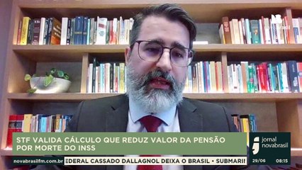 STF VALIDA CÁLCULO QUE REDUZ VALOR DA PENSÃO POR MORTE DO INSS