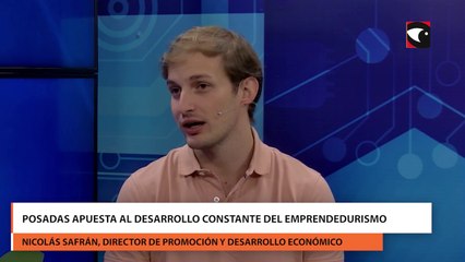Nicolás Safrán, director de promoción y desarrollo económico, expresó "apostamos al emprendedurismo porque genera empleo"