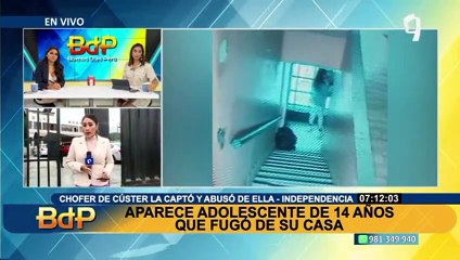 Aparece menor que desapareció en Independencia: sujeto de 48 años habría abusado de ella