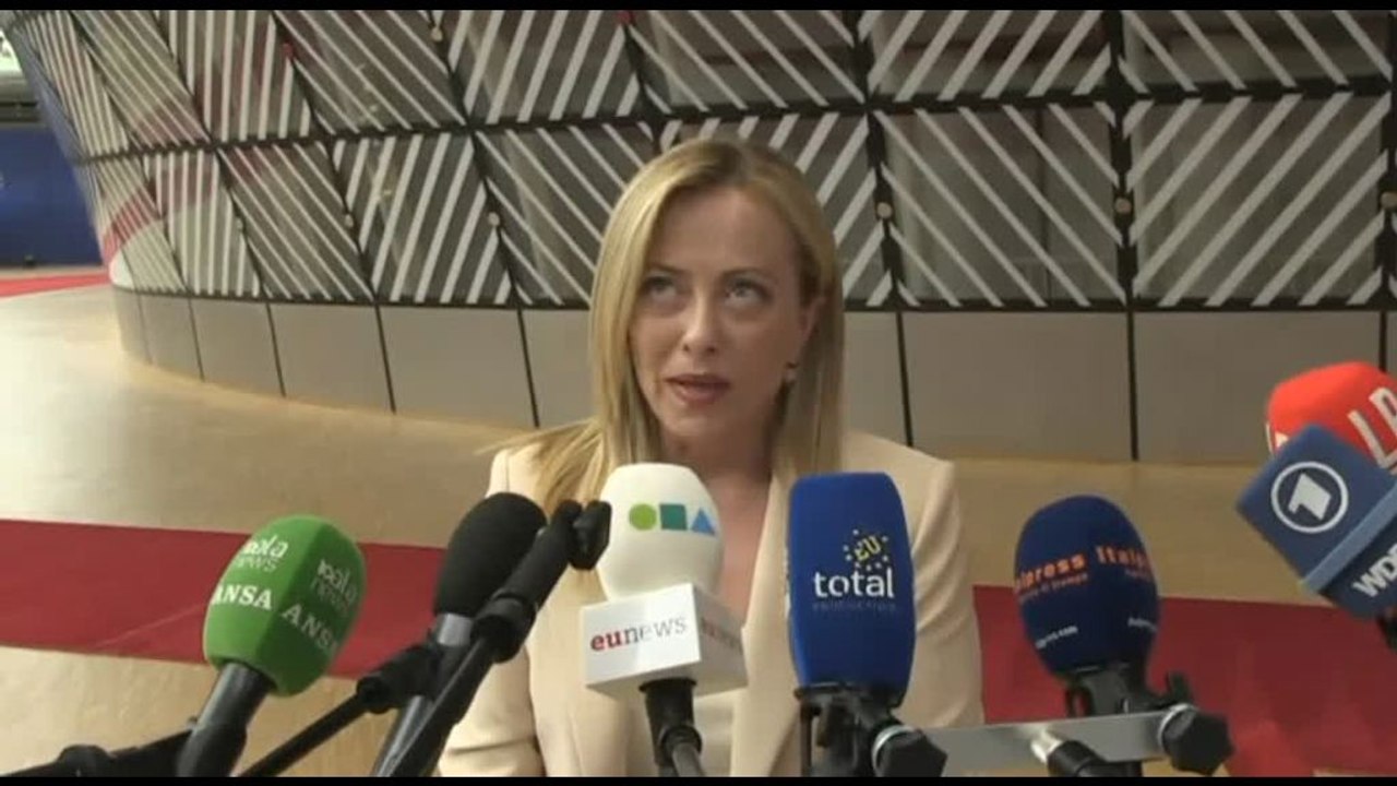 Meloni: conclusioni Consiglio Ue ottima base, con posizioni italiane