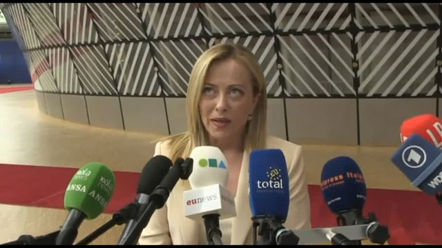 Meloni: conclusioni Consiglio Ue ottima base, con posizioni italiane