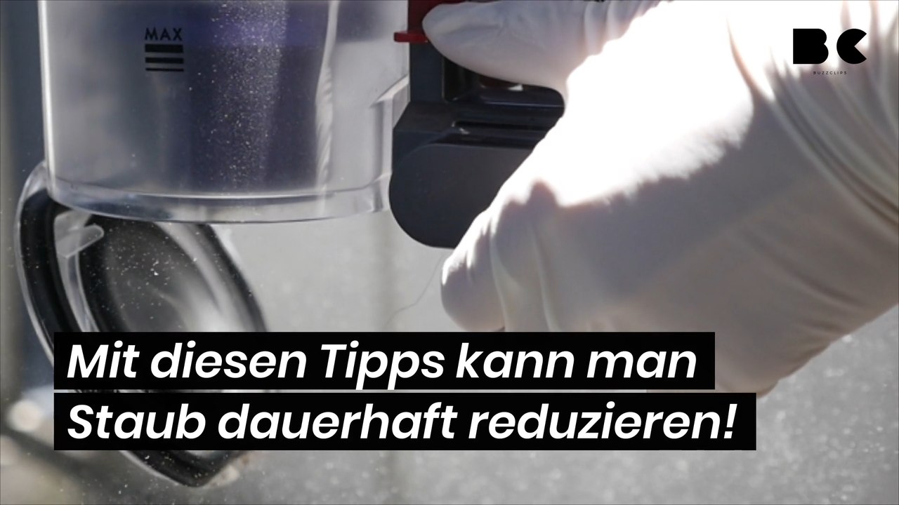 Mit diesen Tipps kann man Staub dauerhaft reduzieren!