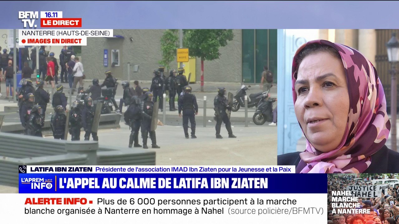 Latifa Ibn Ziaten dans la marche blanche en hommage à Nahel: "Je suis venue pour être à côté de cette maman"