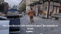 Petro acusa Rússia de 'violar protocolos da guerra' após bombardeio na Ucrânia