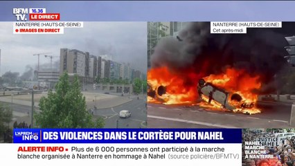 Download Video: Mort de Nahel: plusieurs véhicules incendiés à Nanterre