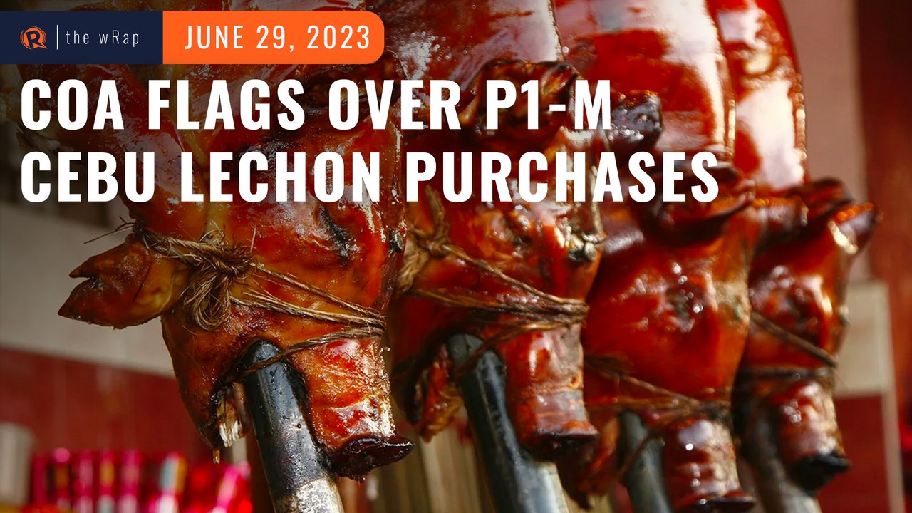 COA roasts Cebu town government over 207 lechon purchases