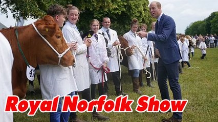 Prince William is in Norfolk to enjoy the UK’s largest two day agricultural event