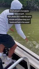 Ce pêcheur plonge la main dans l'eau et va vite le regretter