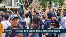 Presiden Jokowi Ajak Warga Berfoto Bersama di Halaman Istana Kepresidenan Gedung Agung DIY!