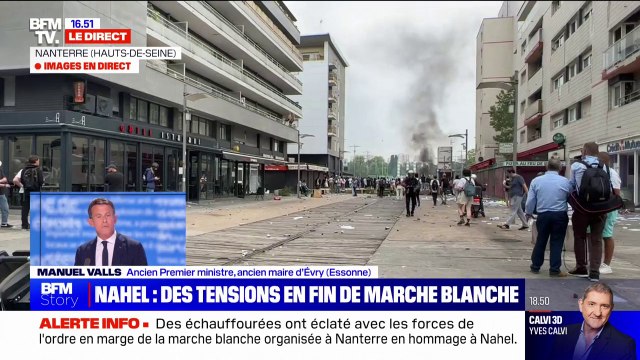 Manuel Valls sur les émeutes urbaines: Ces violences sont inacceptables