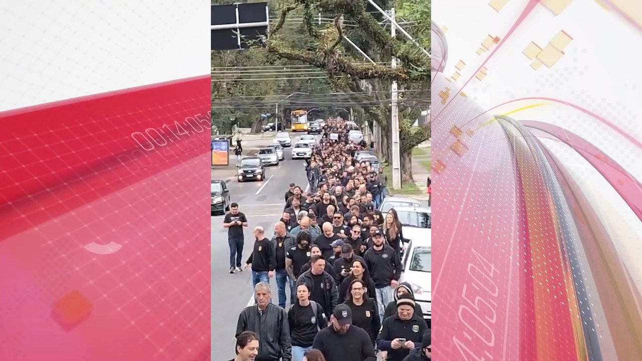 Paralisação: policiais civis lutam contra pacote do Governo do Paraná