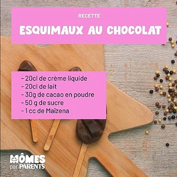 Recette esquimaux au chocolat