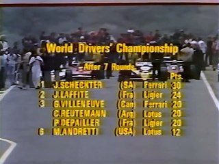 F1 1979 - FRANCE (BBC) - ROUND 8