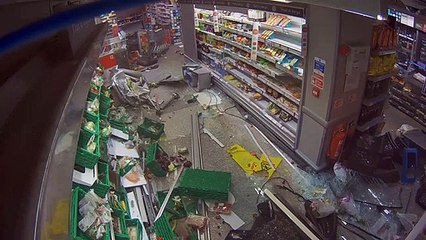 Ram-raiders strike at a Co-op in Poole