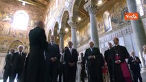 Mattarella visita il Duomo di Monreale con il Re di Spagna e Presidente del Portogallo