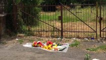 Omicidio di Primavalle, fiori sul luogo del ritrovamento di Michelle Causo