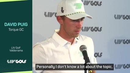 'Great we're all friends again' - Puig on golf merger