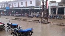 Shadow monsoon in Jhalawar district, raining clouds