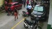 Motociclistas chocan en el Mercado Zonal Belén