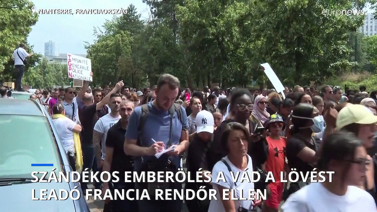 Letartóztatták a rendőrt, aki Párizs Nanterre kerületében lelőtt egy kamaszt