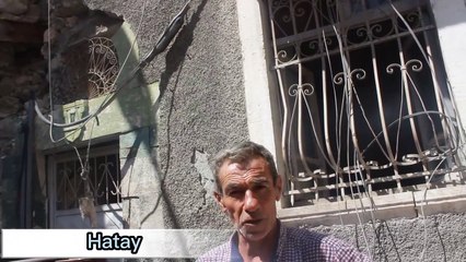 Hatay'da bir depremzede: 'Devlet bizi bu çileden kurtarsın ama...'