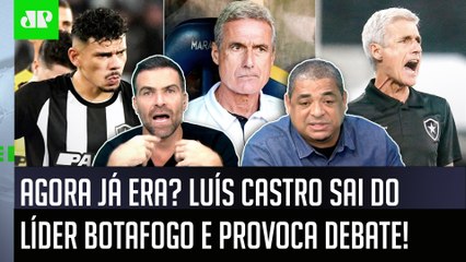 "É MUITA SACANAGEM! O Luís Castro ESTÁ FORA do Botafogo! Cara, agora..." LÍDER sofre PERDA PESADA!