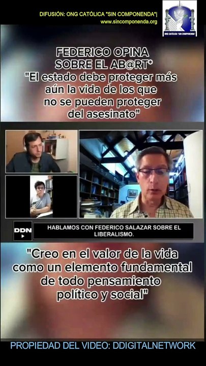 PERIODISTA FEDERICO SALAZAR ESTÁ CONTRA EL ABORTO DESDE SU PERSPECTIVA