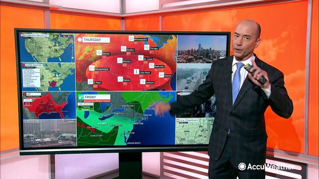 Rounds of severe storms target central US