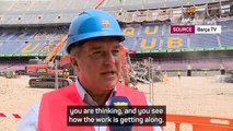The Camp Nou will be the best stadium in the world - Laporta