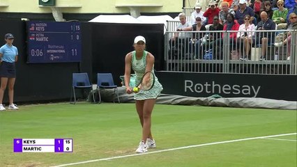 Eastbourne - Keys dans le dernier carré