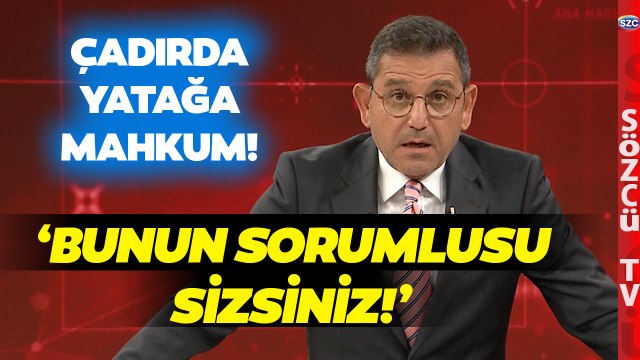 Depremde Felç Kalan Vatandaş Sözcü TV'ye Konuştu! Fatih Portakal'dan Çok Sert Tepki