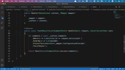 Net. Core and React SignalR - Adding a SignalR Hub