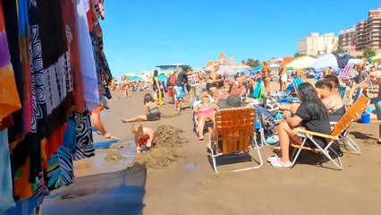 BEACH WALK TOSCAS BEACH ️ Argentina 4K