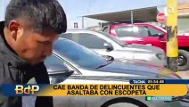 Tacna: capturan a banda criminal que usaba escopeta para asaltar negocios locales