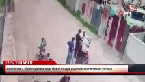Adana'da 3 kişinin yaralandığı silahlı kavga güvenlik kamerasına yansıdı