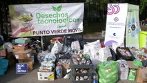 Jornada de recepción de materiales reciclables en la Universidad Nacional de Mar del Plata