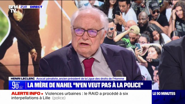 Mort de Nahel: Ça fait des années que nous alertons sur le conflit actuel entre la police et la jeunesse , assure Henri Leclerc (ancien président de la Ligue des droits de l’Homme)