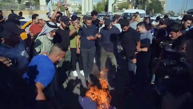 عراقيون يقتحمون سفارة السويد في بغداد وسط تنديدات بإحراق نسخة من المصحف