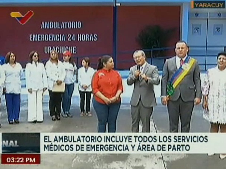 Entregan rehabilitado el Ambulatorio "Urachiche" que favorecerá a 50 comunidades del edo. Yaracuy